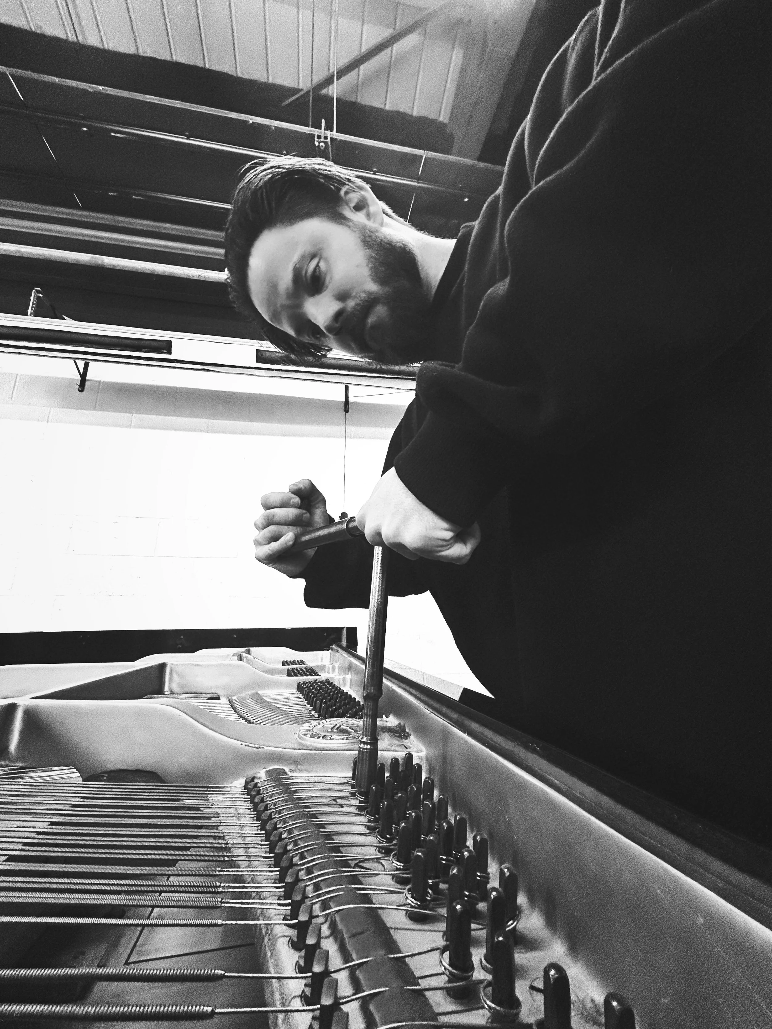 Restringing A Grand Piano