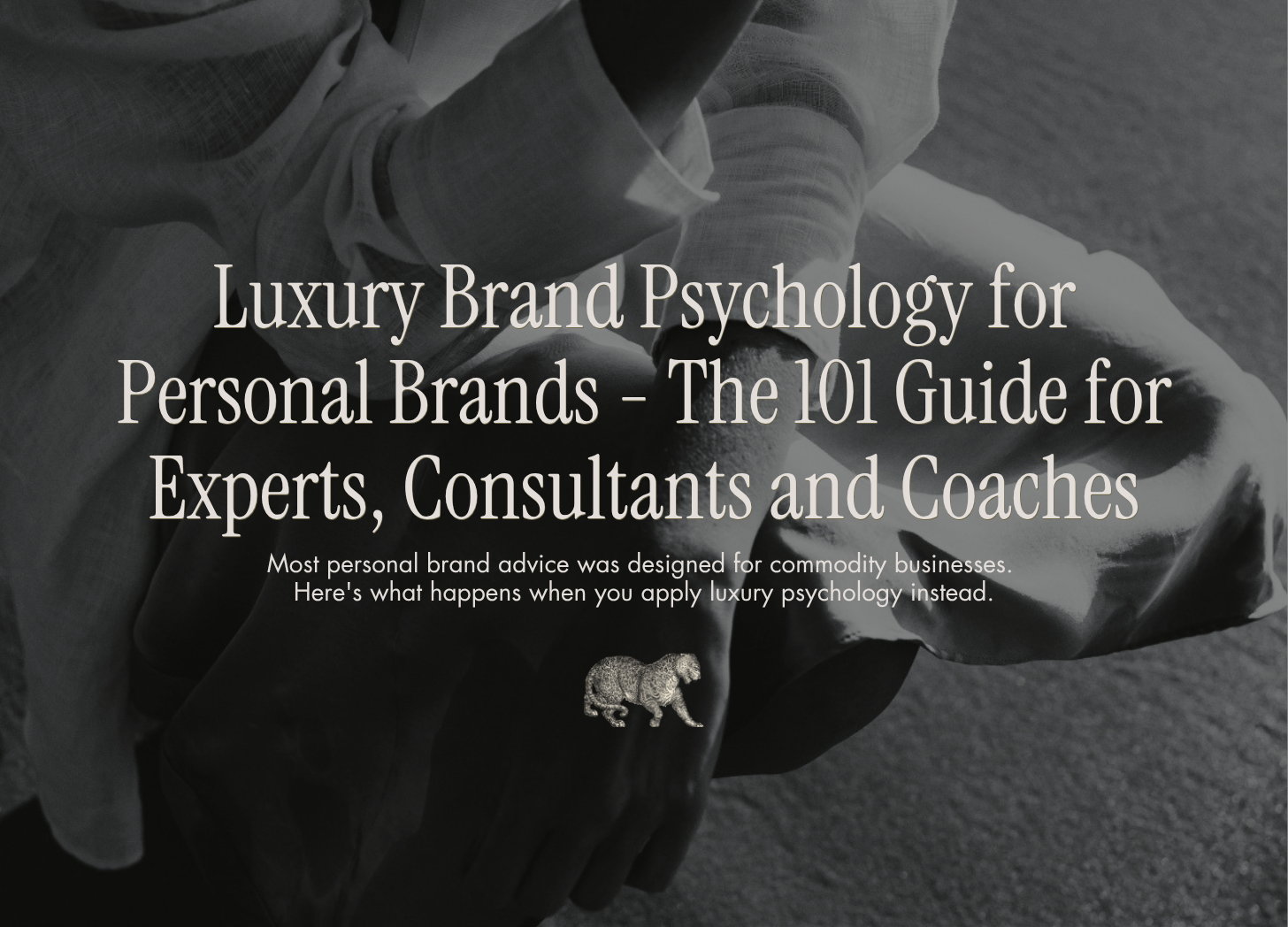 Luxury Brand Psychology for Personal Brands - The 101 Guide for Experts, Consultants and Coaches