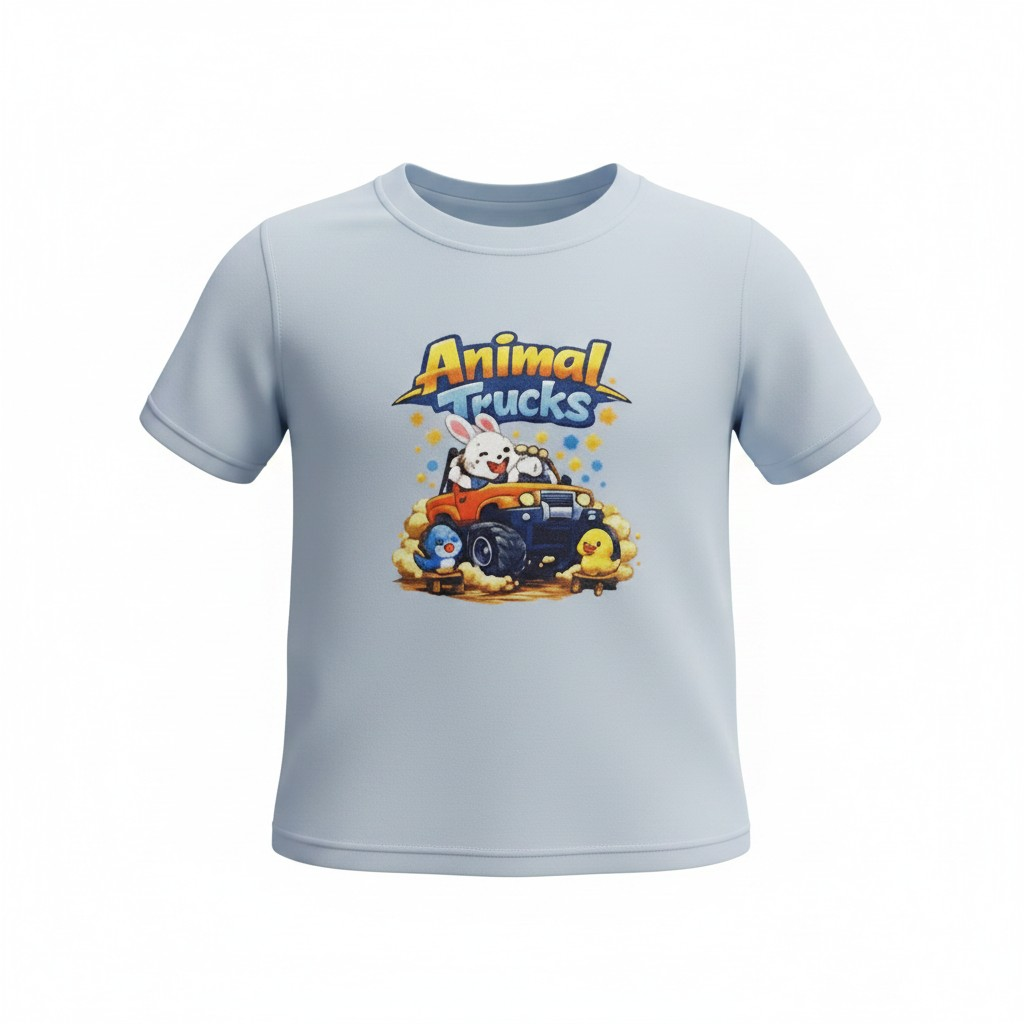 Animal Trucks – Kids Graphic Tee