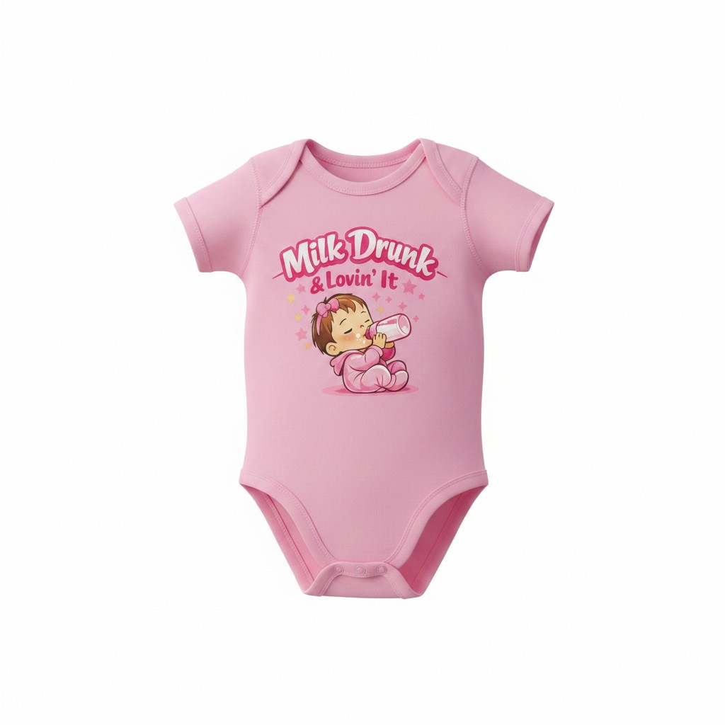 Milk Drunk & Lovin’ It – Baby Tee / Onesie