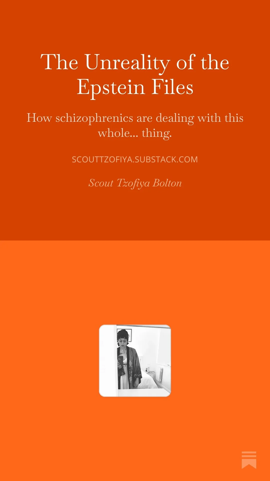 The Unreality of the Epstein Files