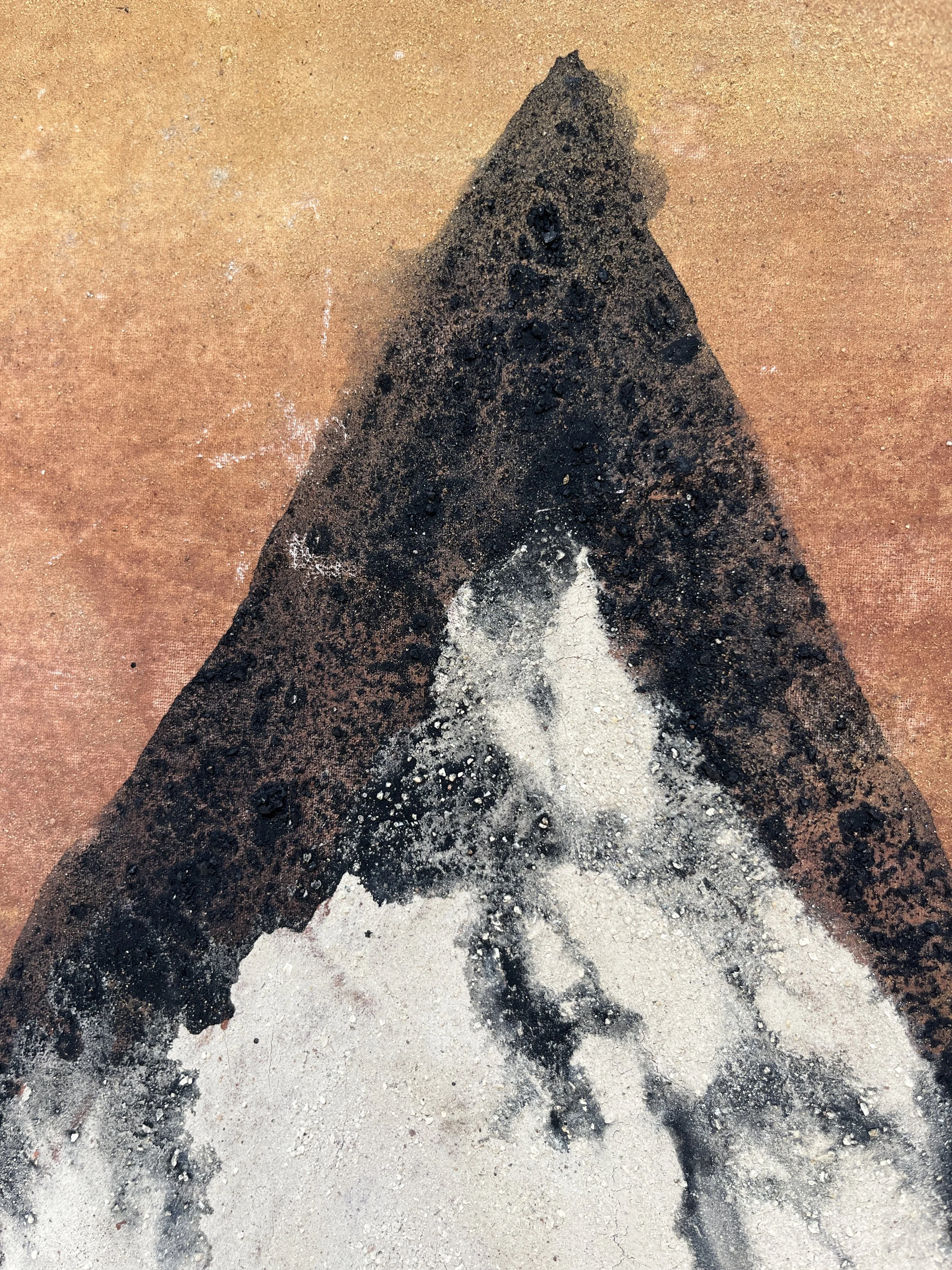Artwork on Frame Mallorca earth natural pigments
