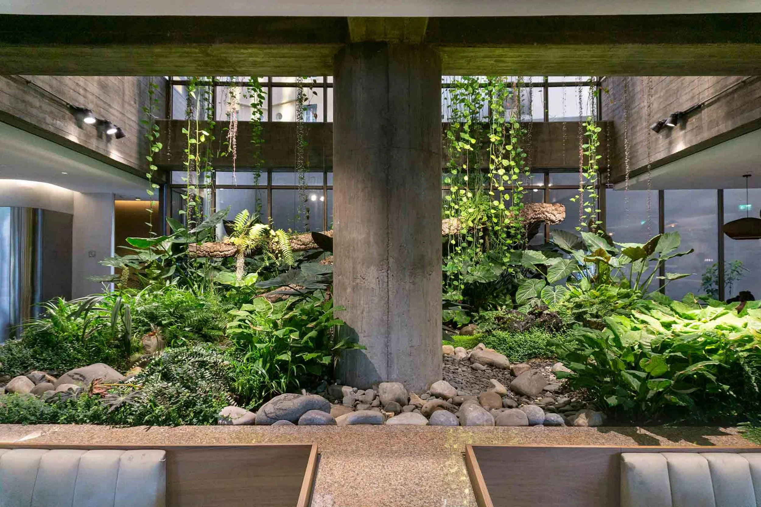 Hotel Lobby Custom Planter