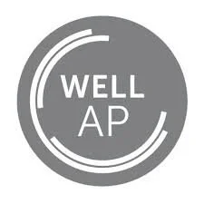 Logo with the text 'WELL AP' inside a circle.
