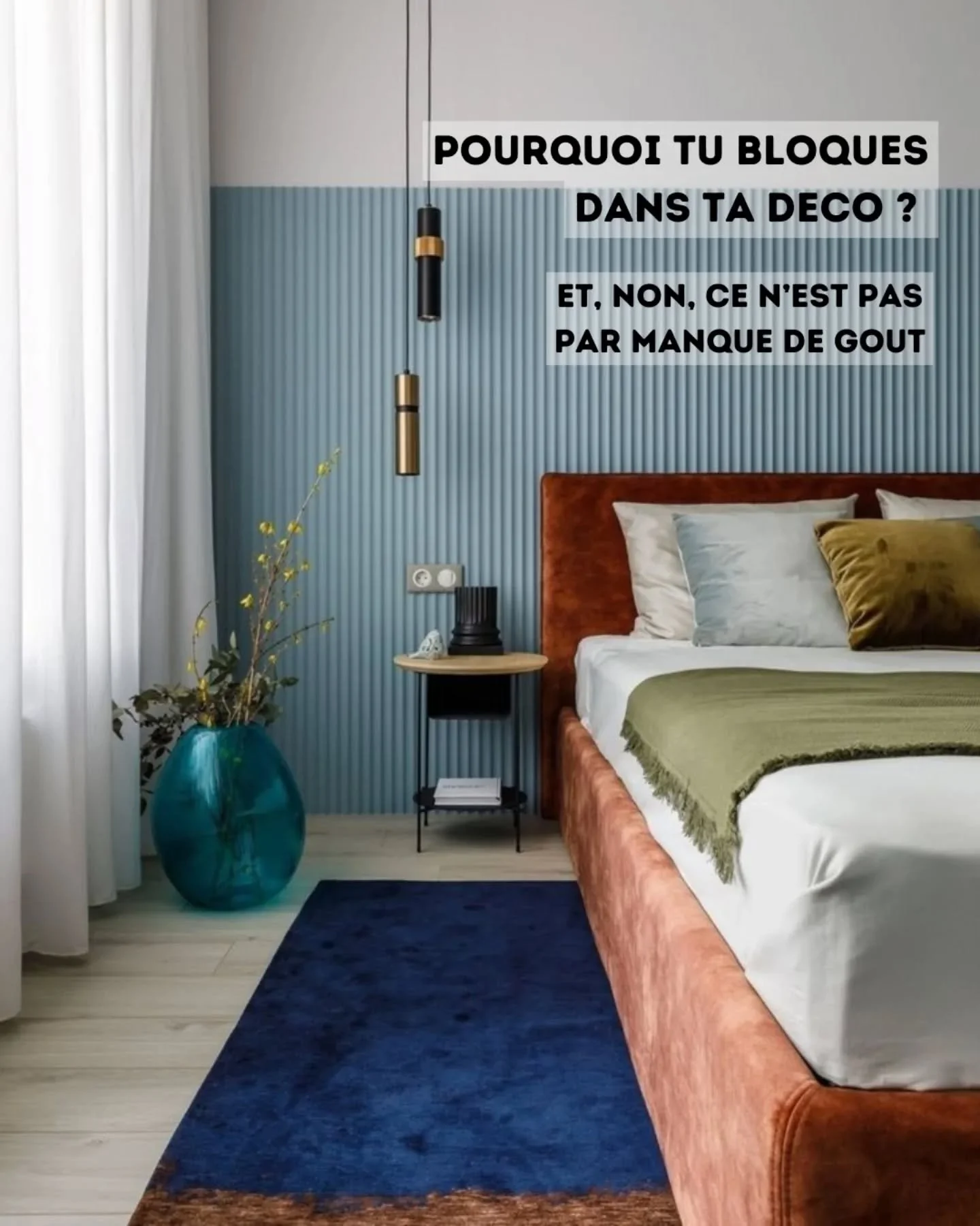Moi, la premi&egrave;re, je me suis d&eacute;j&agrave; retrouv&eacute;e au bord du vertige devant les propositions d&eacute;co d'instagram ou Pinterest : tout est beau, l&eacute;ch&eacute;, abouti comme si tout s'&eacute;tait mis en place d'un coup d