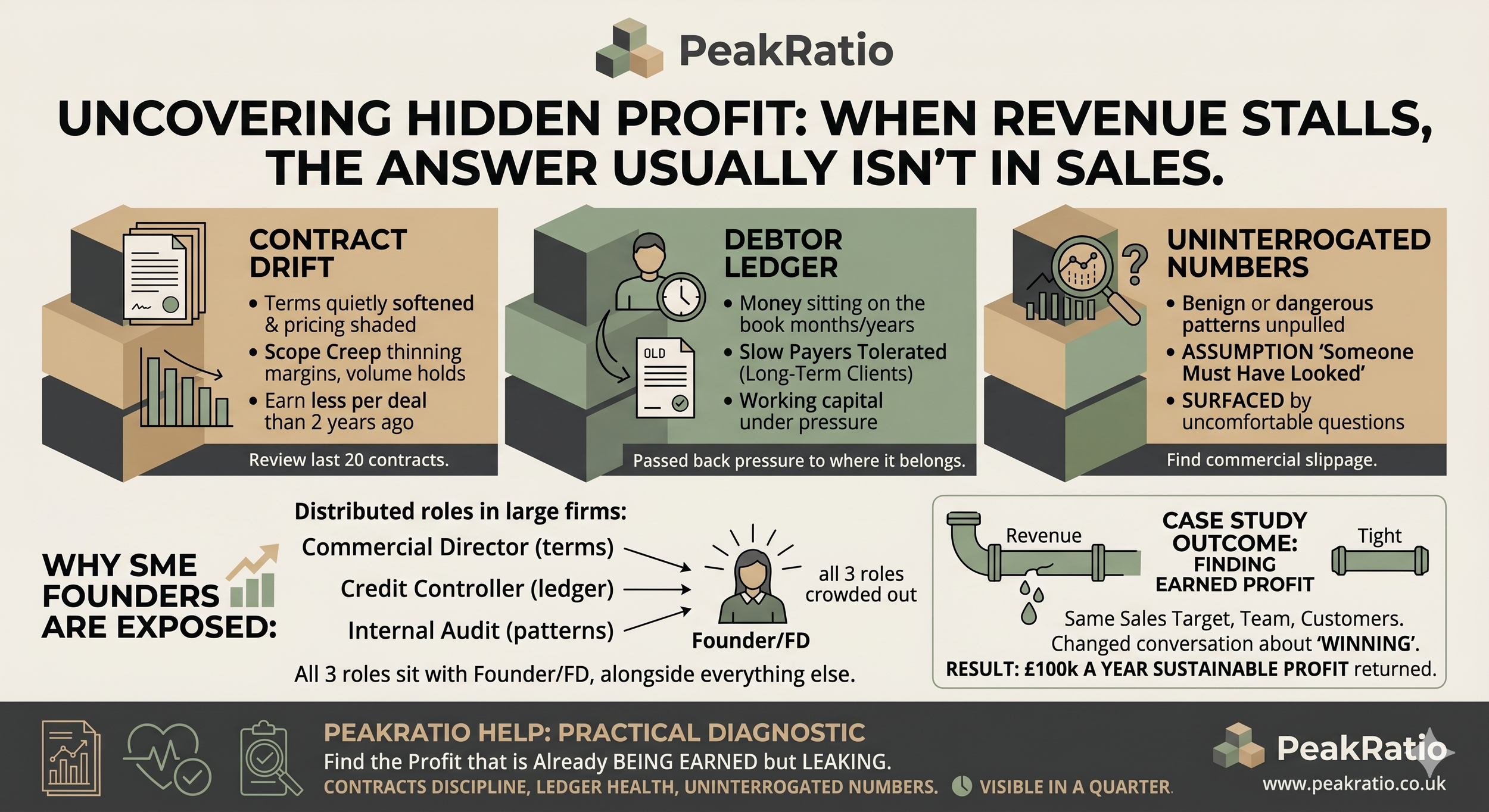 When Revenue Stalls, the Answer Usually Isn’t in Sales