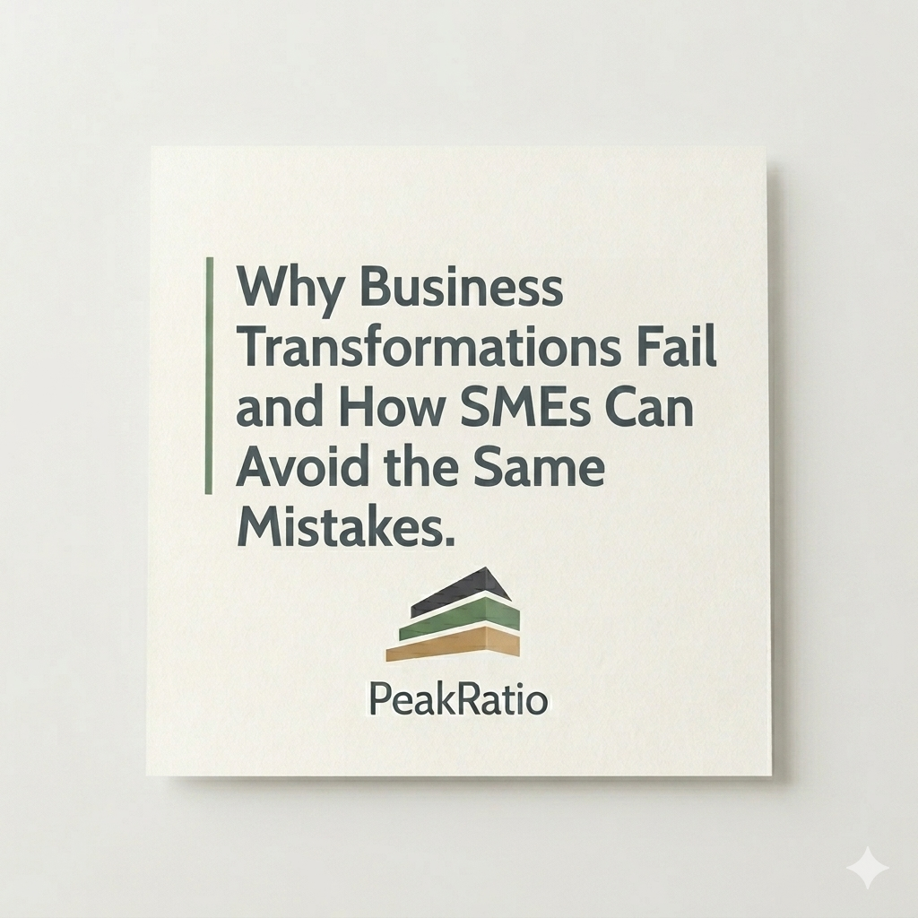 Why Business Transformations Fail and How SMEs Can Avoid It