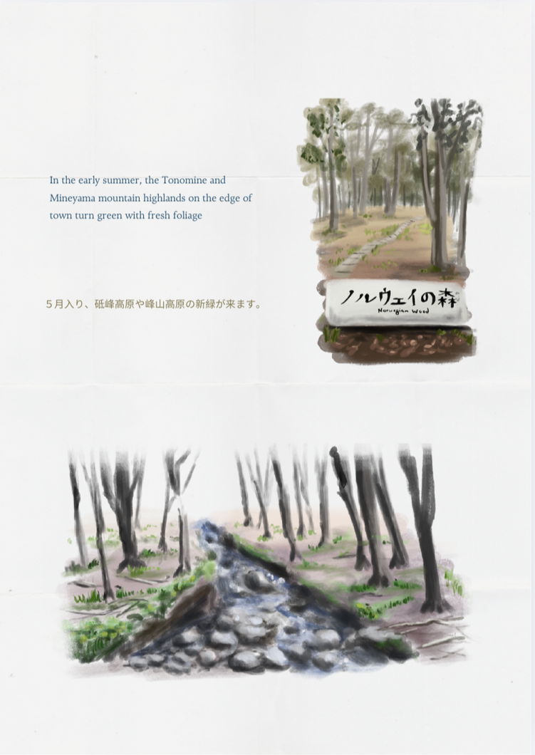 From 'Kamikawa Town: Spring and Summer' zine