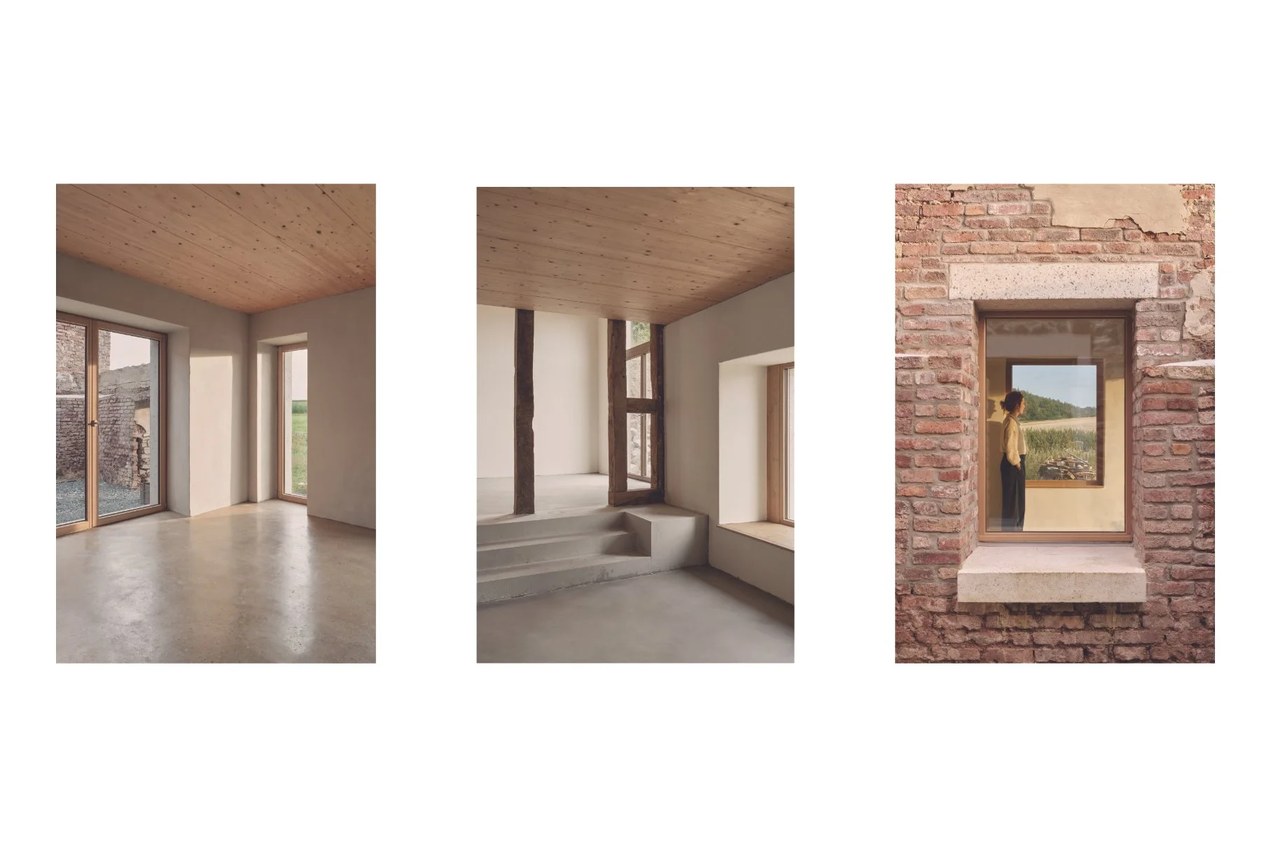 Wohnen im Stall | Wohnen in der Mühle | Blick durchs Atelier