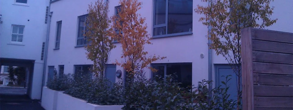 Wendell Road, traditional contract for construction of 6 new build houses & 1 duplex flat