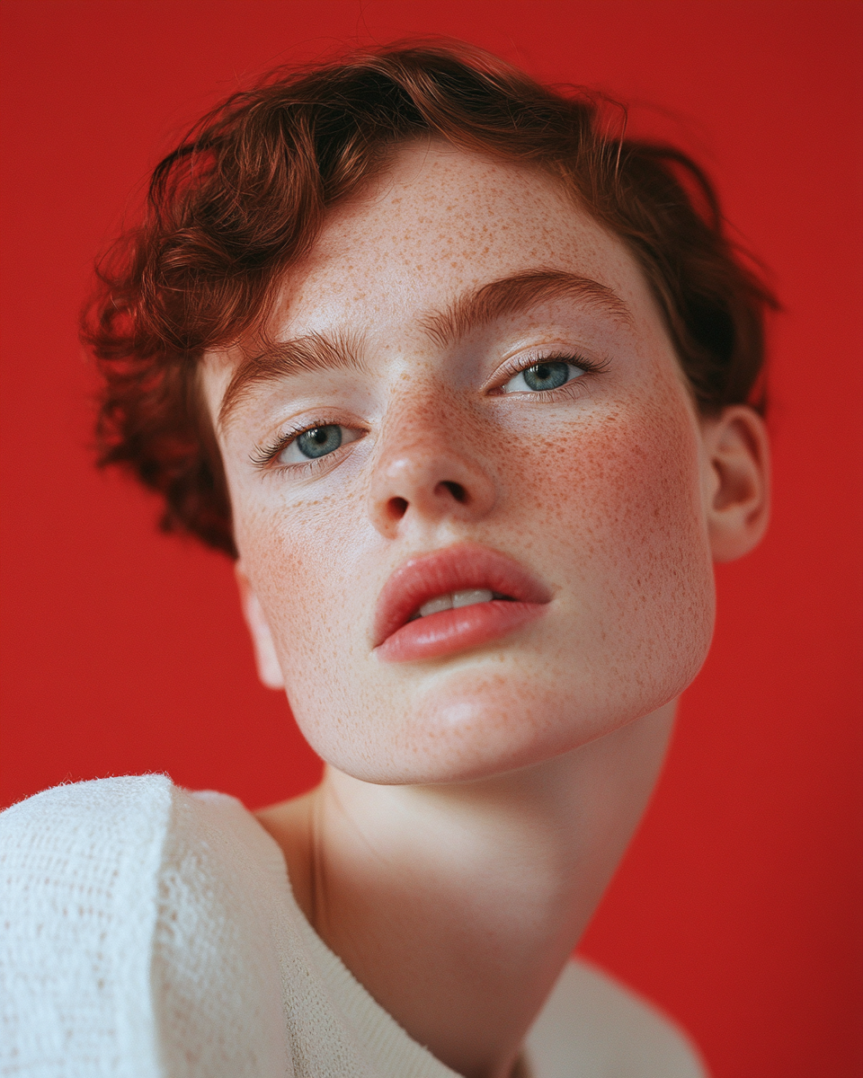 Cinematic portrait generated with AI for video production and brand visuals.