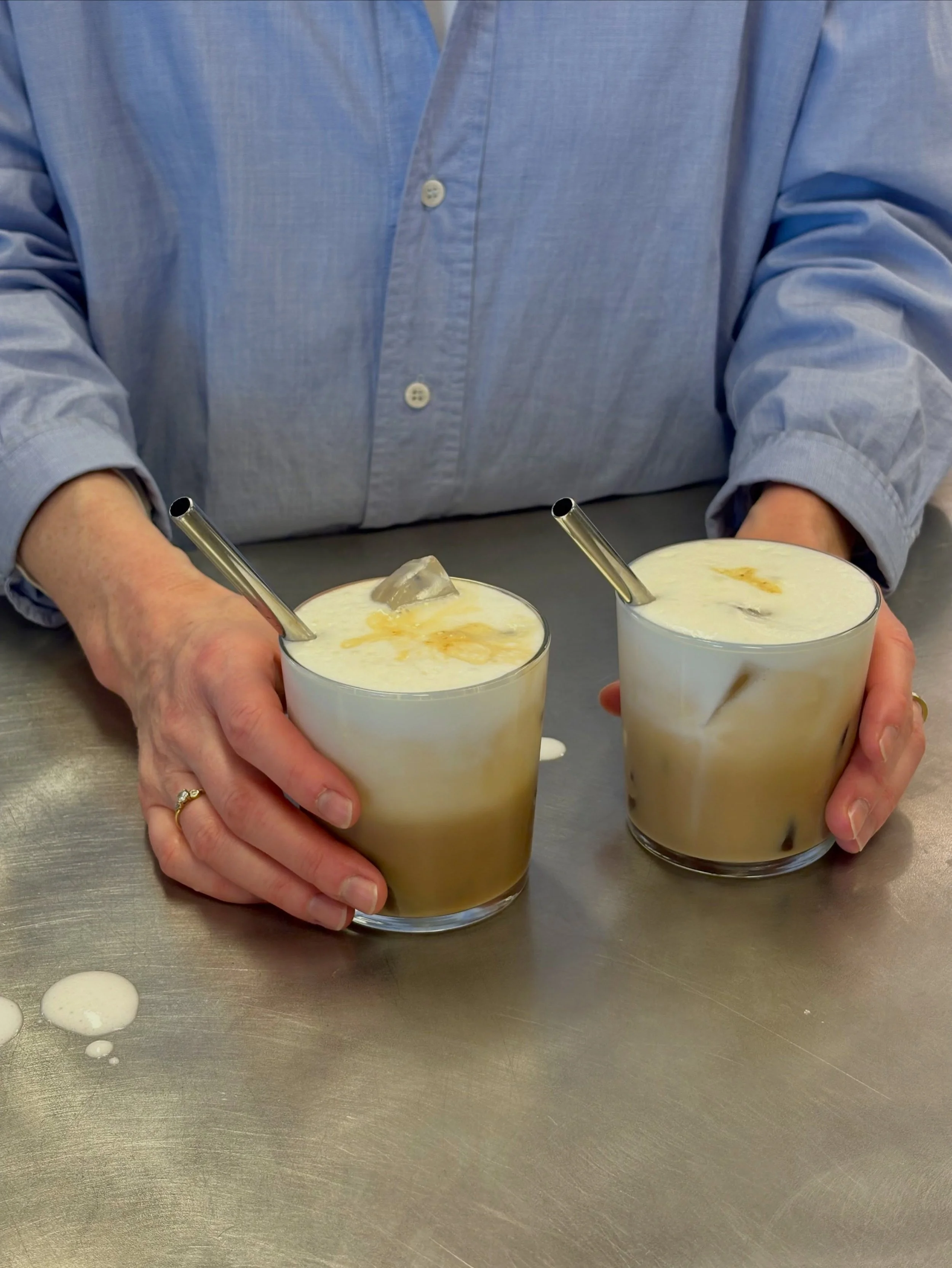 If there&rsquo;s no foam spilled, did we even make a Freddo Cappuccino? 👀☁️

📍Chicago Brussels  Rue de flandre 45
Kitchen 9-3pm (2:30 weekdays)
Coffee 9-4pm 
-
#brusselsfood #coffeshop #cappucino