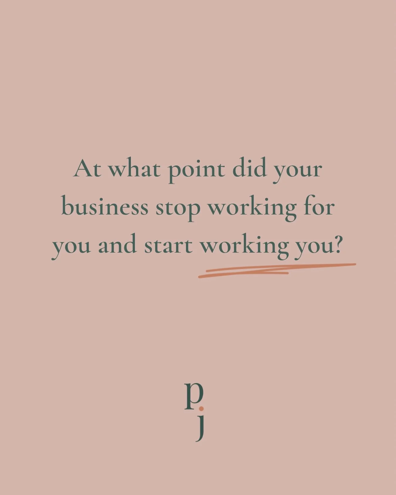 You started your business to pursue your passion and create a life that works for you. Better work life balance, flexibility and freedom. 

You've heard the phrase "if you love what you do, you'll never work a day in your life"...but you ar