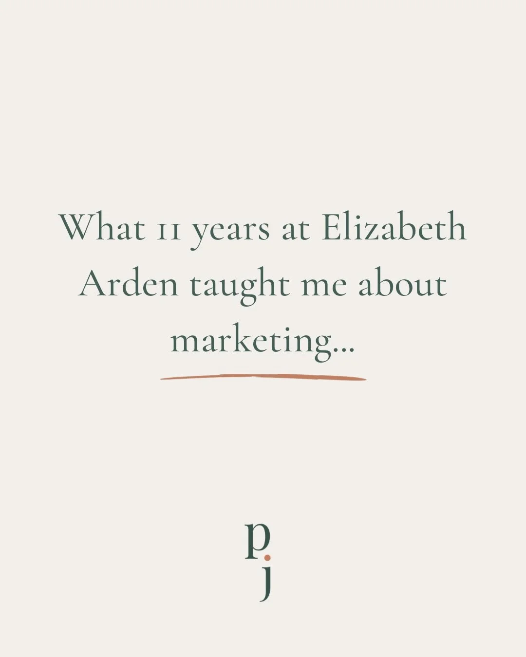 Just a few of the many lessons I learnt working at Elizabeth Arden for 11 years, which I now apply to indie brands - you'd be surprised how much translates from a very well established global brand to a smaller one. Same principles, just adapted for 