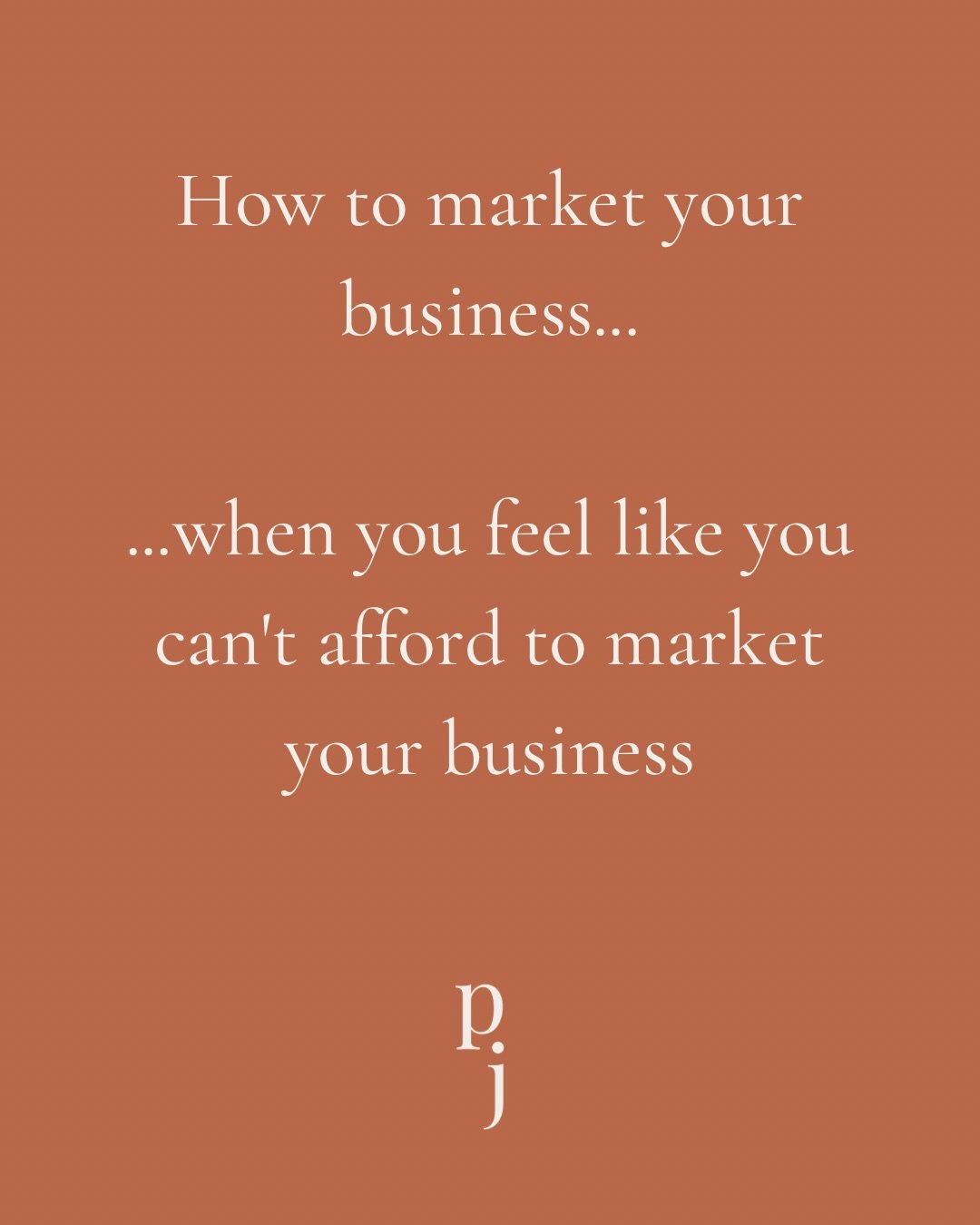 Have you ever held back from investing in marketing because you weren&rsquo;t sure the budget would stretch far enough, or weren&rsquo;t confident it would pay off?

This is one of the most common frustrations I hear from founders. The truth is, even