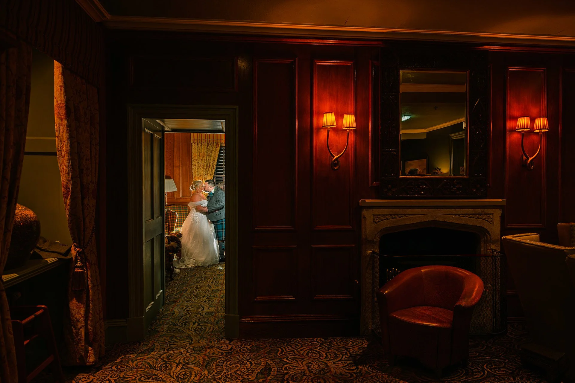 Evening shot at Dalmahoy House