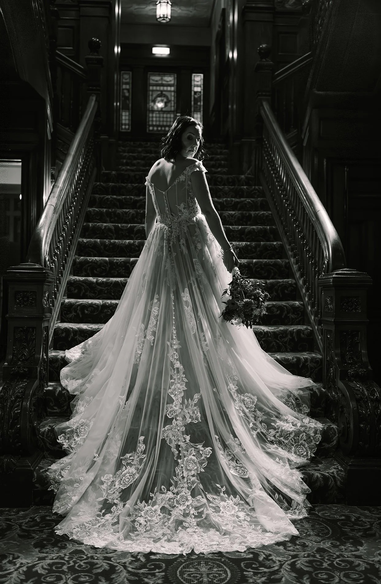 Staircase shot at Norwood Hotel