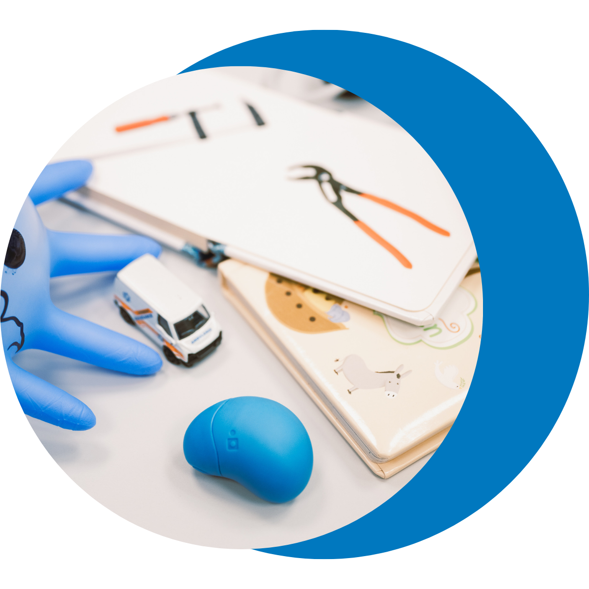 Grasp coping support system used in hospital setting