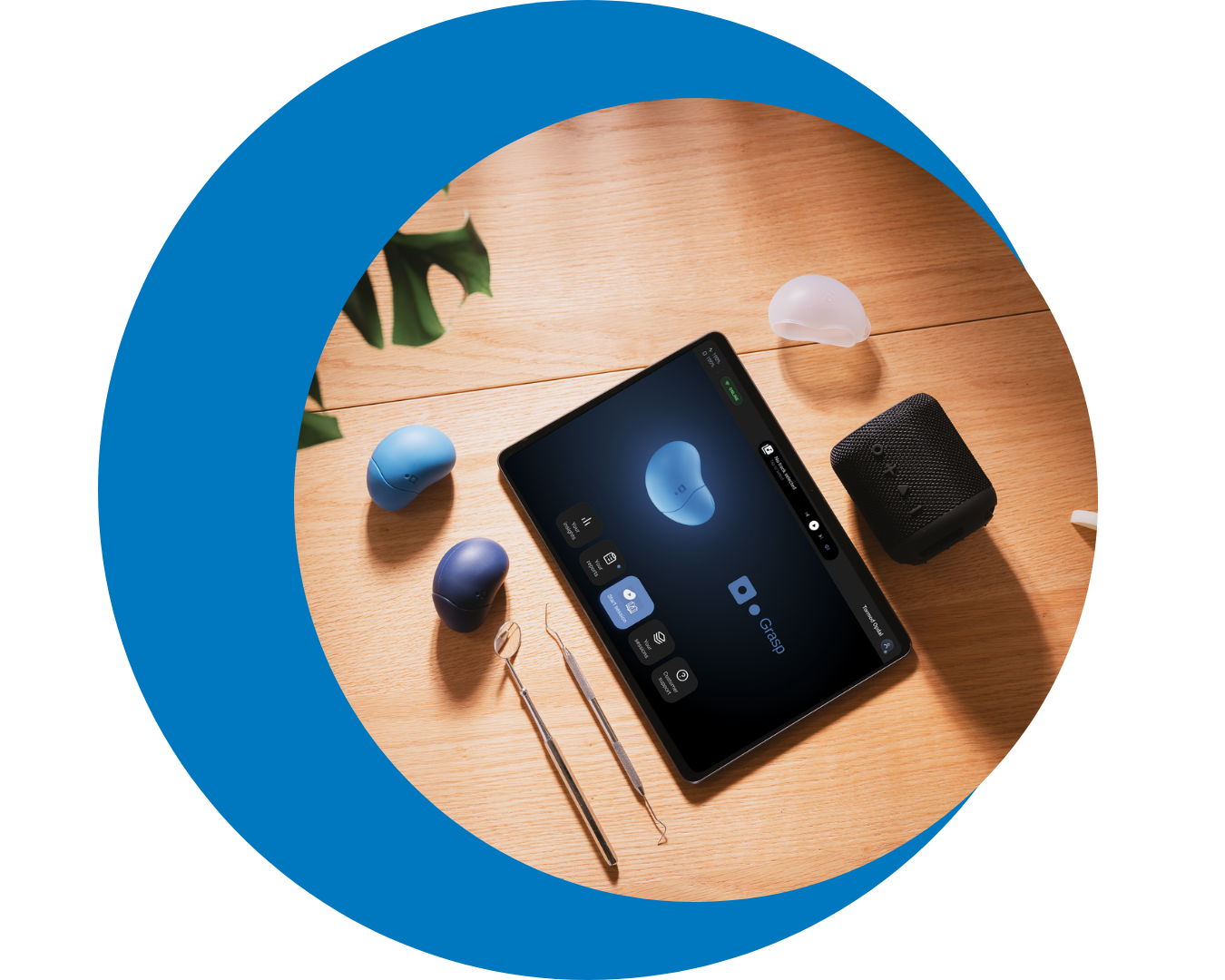 Grasp technology platform with tablet interface and coping modes