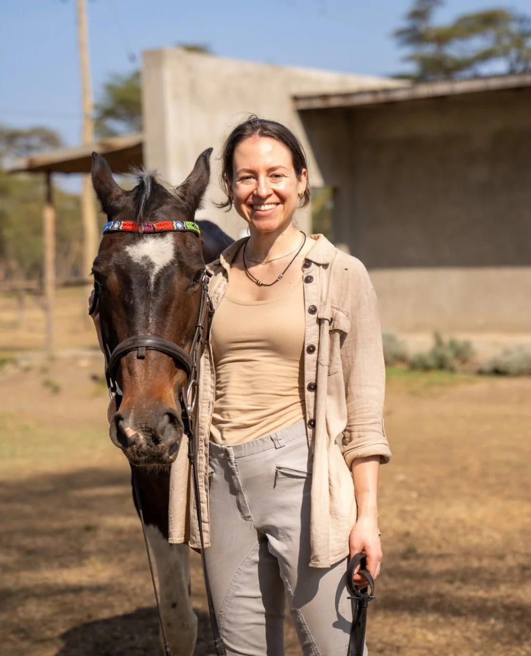 Meet Soux 🐎 One of our favourites at Sanctuary Farm.

We love her, sweet and spicy all at the same time 😍 and Kasia got to ride her last time!

The horses are well trained and used to first timers, so you don&rsquo;t need any riding experience. You
