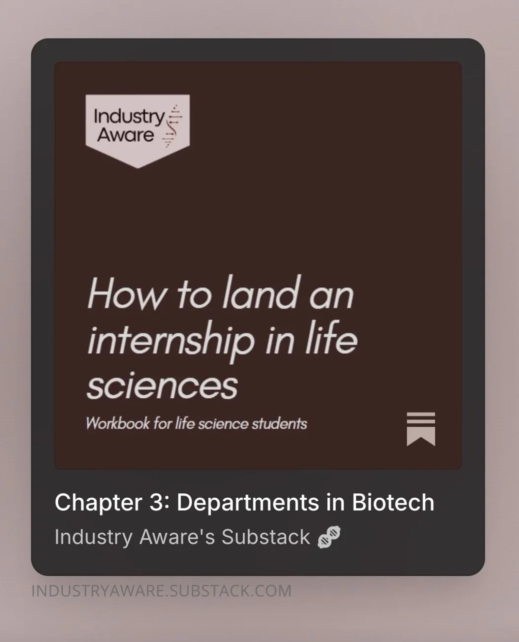 Chapter 3 is out! 👌🏼You can read the full chapter on industryaware.substack.com (link in bio). Have a question that I didn&rsquo;t answer? Comment below or DM me 💌