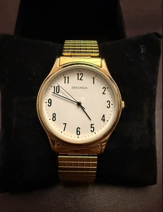 Sekonda Gold plated gents watch