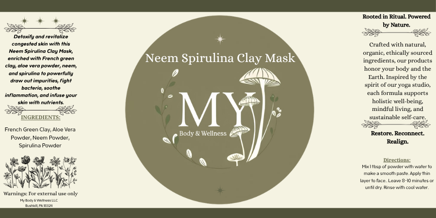 Neem Spirulina Clay Mask