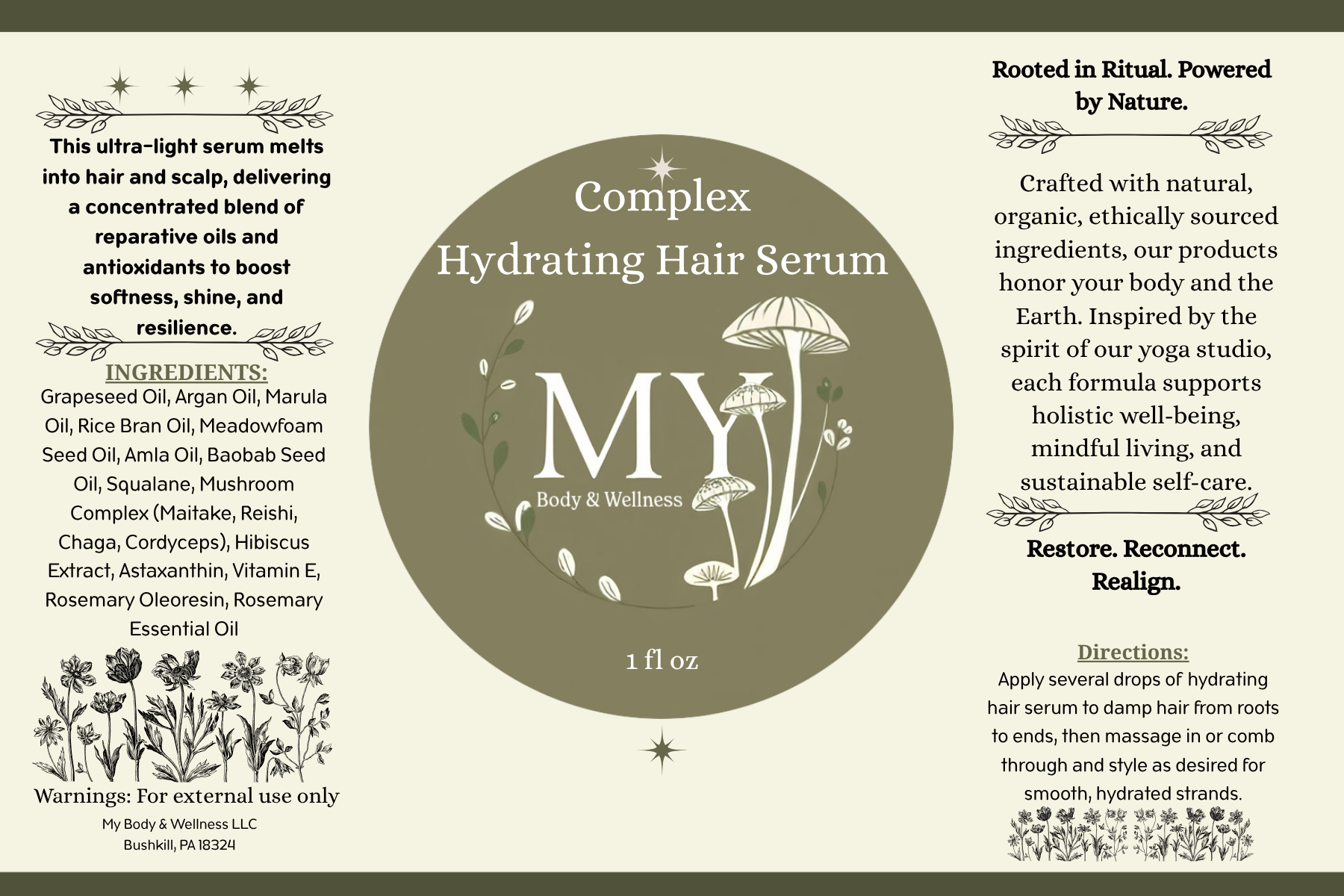 Complex Hydrating Hair Serum