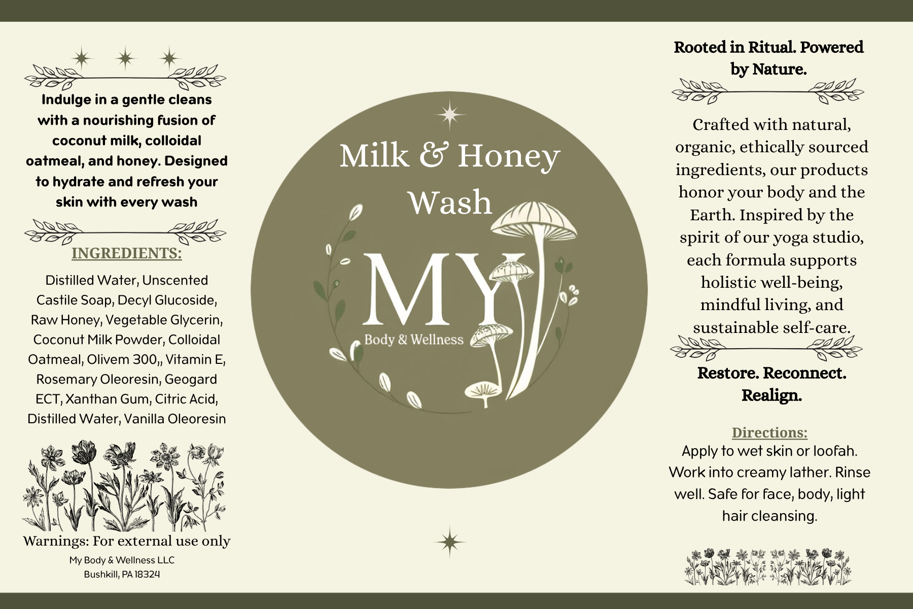 Milk & Honey Wash