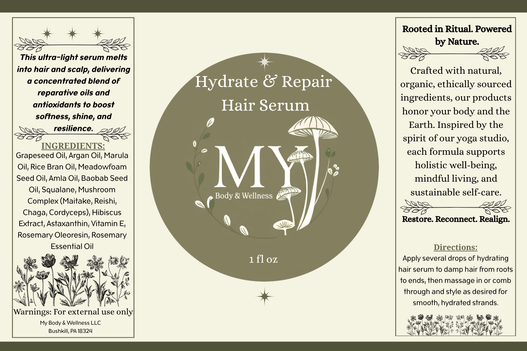 Hydrate & Repair Hair Serum