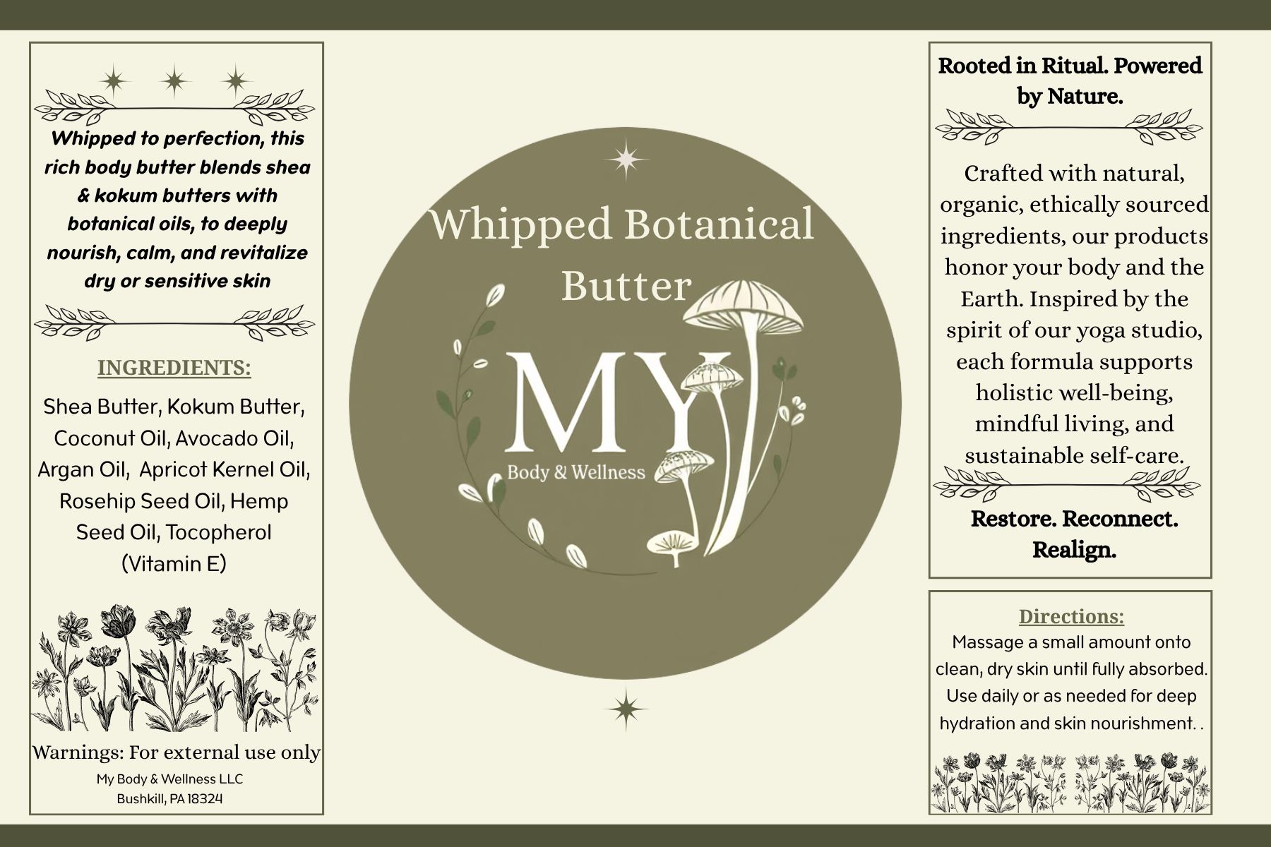 Whipped Botanical Butter
