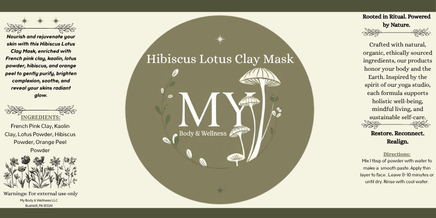 Hibiscus Lotus Clay Mask