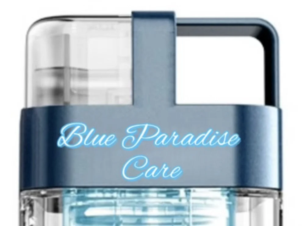 Détails du couvercle bouteille hydrogène dernière génération 9000 PPB Blue paradise Care® 