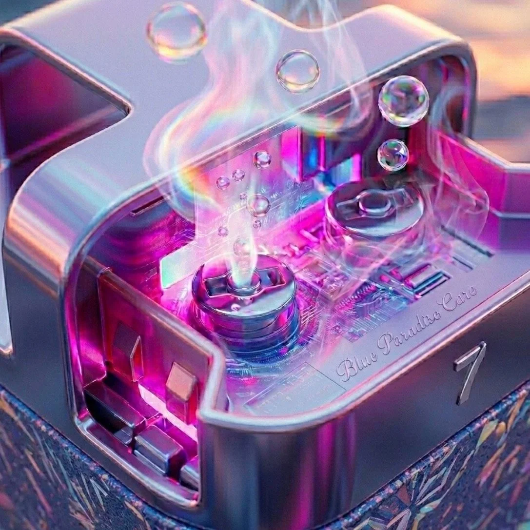 Soupape de sécurité système d'échappement du surplus H2, permettant d'ouvrir la bouteille en toute sécurité avant de la boire Blue Paradise Care®