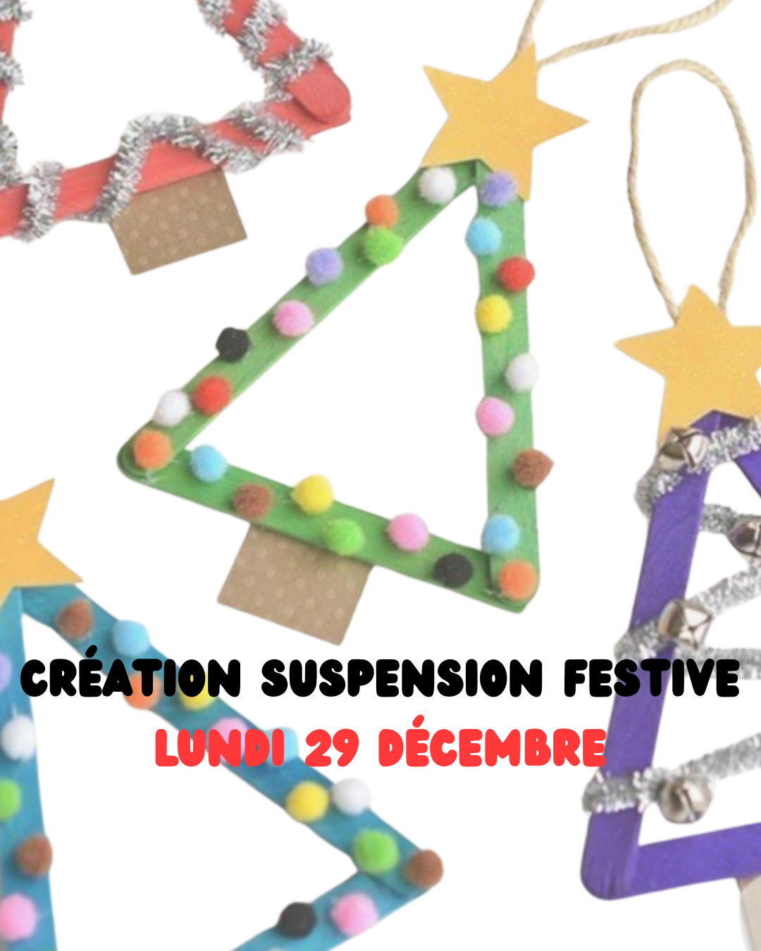 Création suspension festive