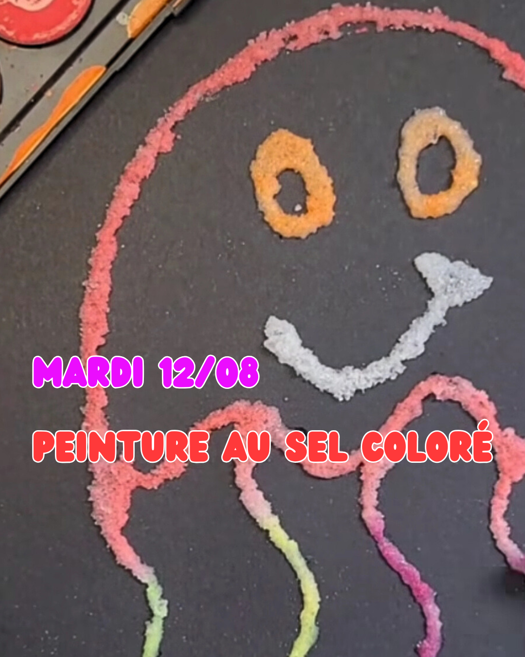 peinture sur sel