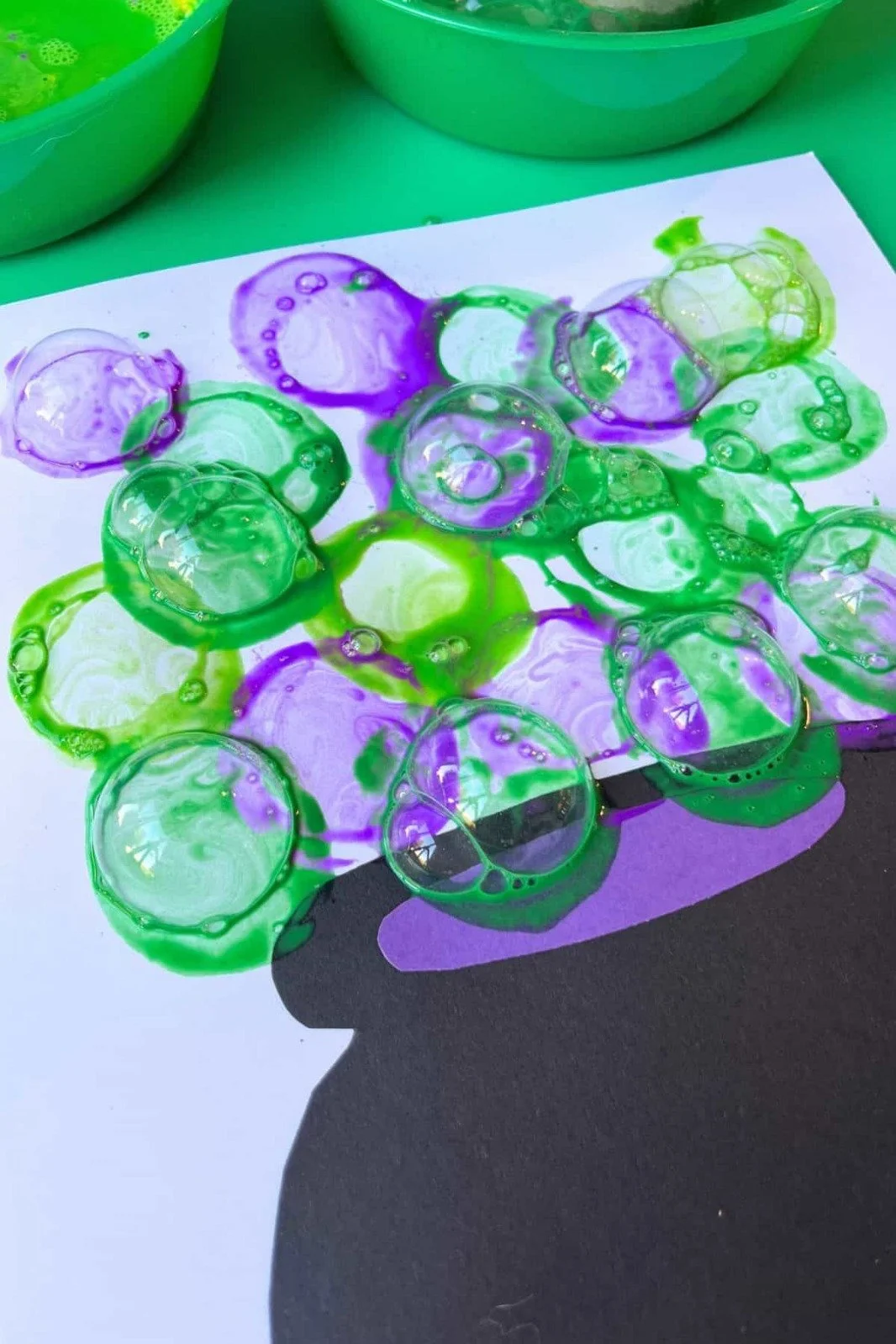 Peinture et chaudron à bulles 🫧