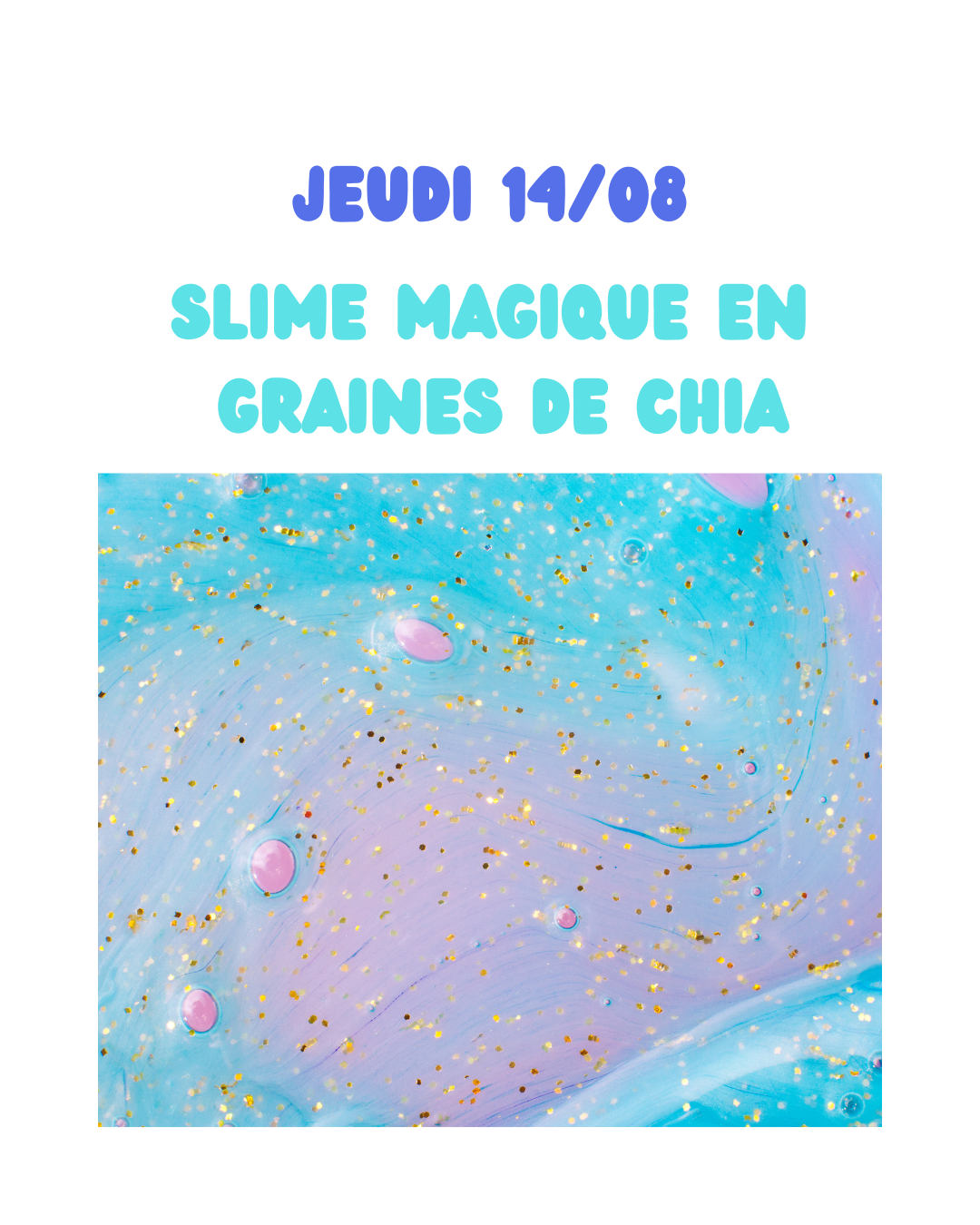 Slime magique graines de Chia