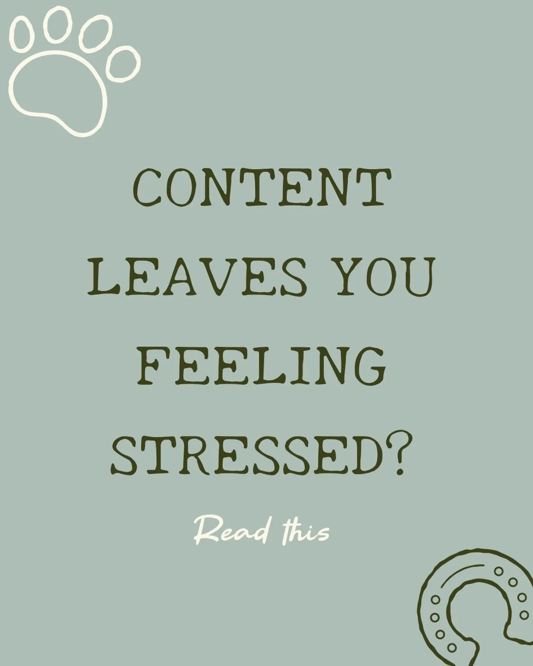 If your content leaves you feeling stressed, overwhelmed or unsure what to post&hellip;

this is exactly what I created this for 🐾

Because one of my clients said:
&ldquo;I usually overthink my content&hellip; this gave me a clear plan to follow.&rd