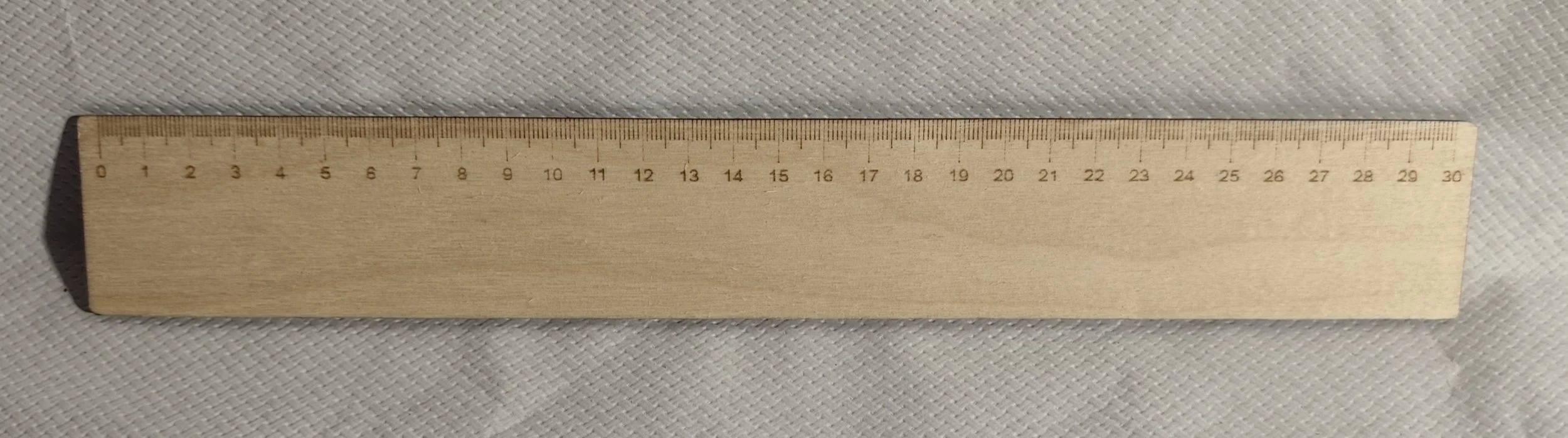 Règle en Bois Naturelle 30cm