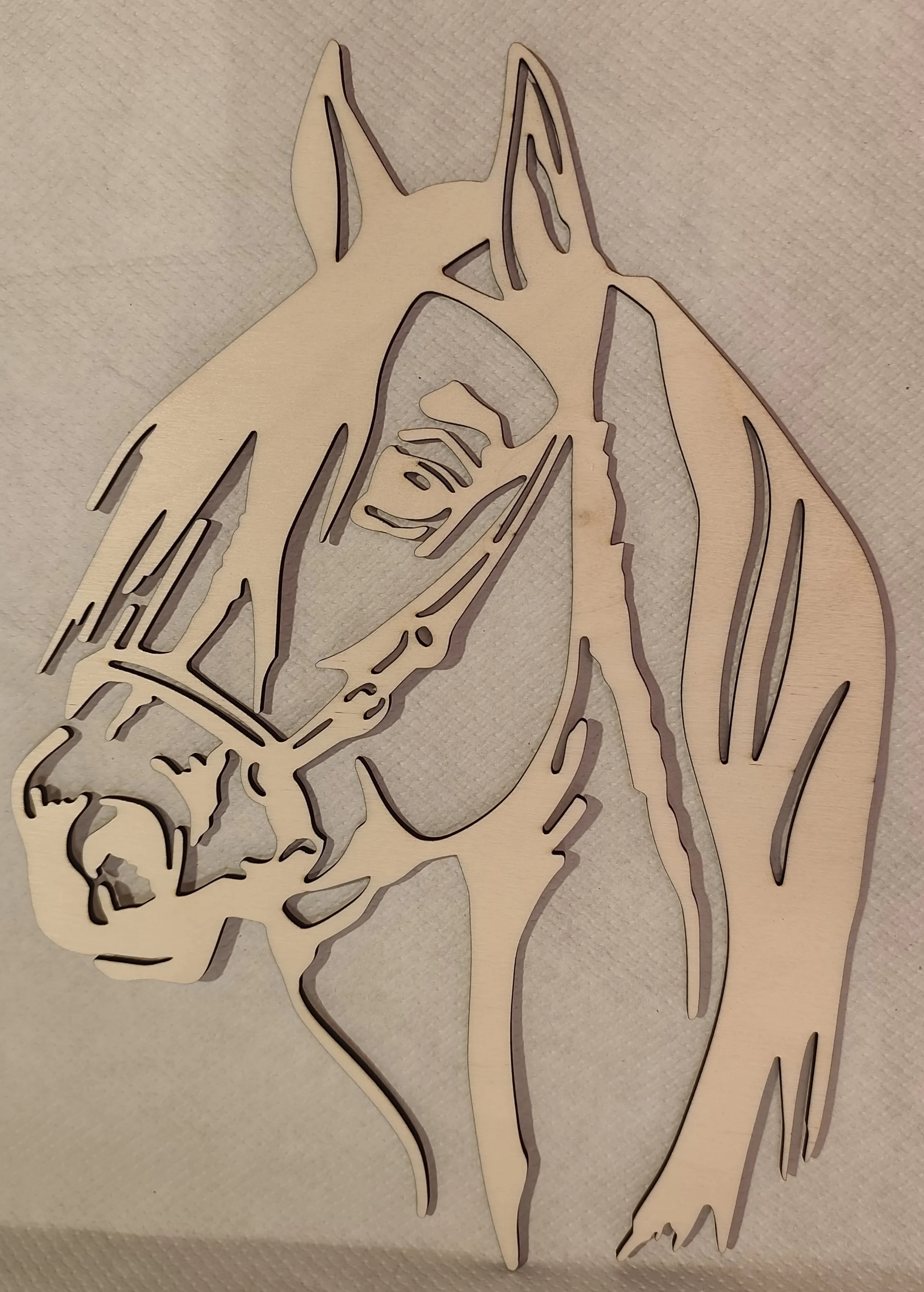 Décoration murale tête de cheval