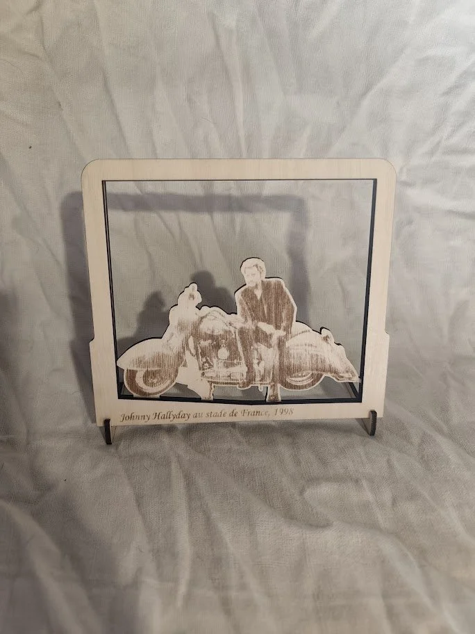 Cadre Photo Johnny Hallyday
