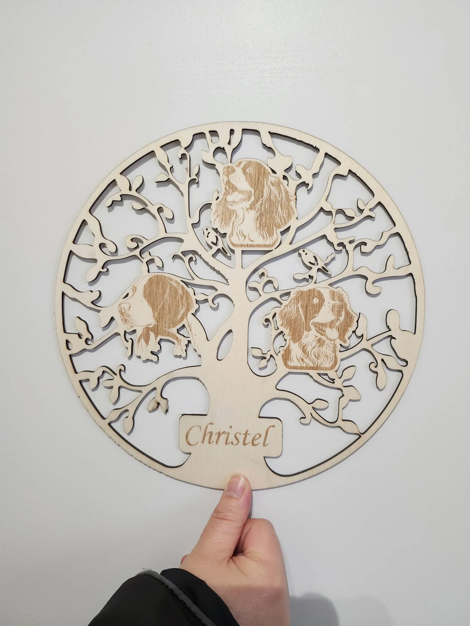 Arbre de vie avec chien