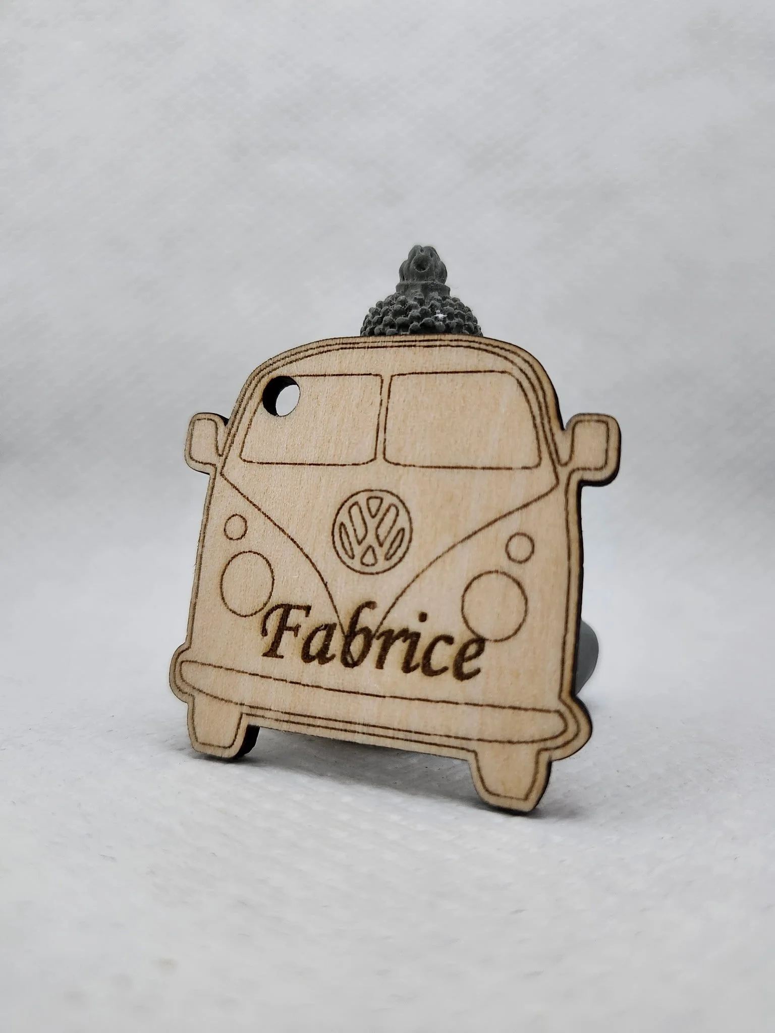 Porte clé perso van avec prénom