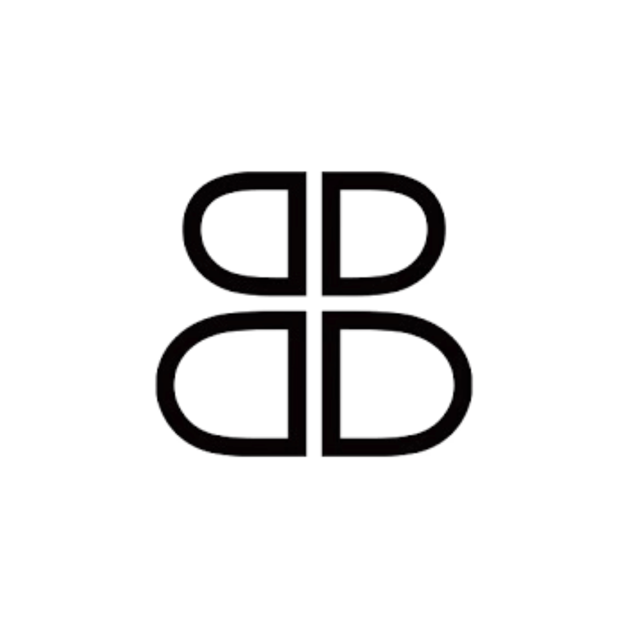 Black stylized logo resembling a butterfly or letter 'D' and 'O' split vertically.