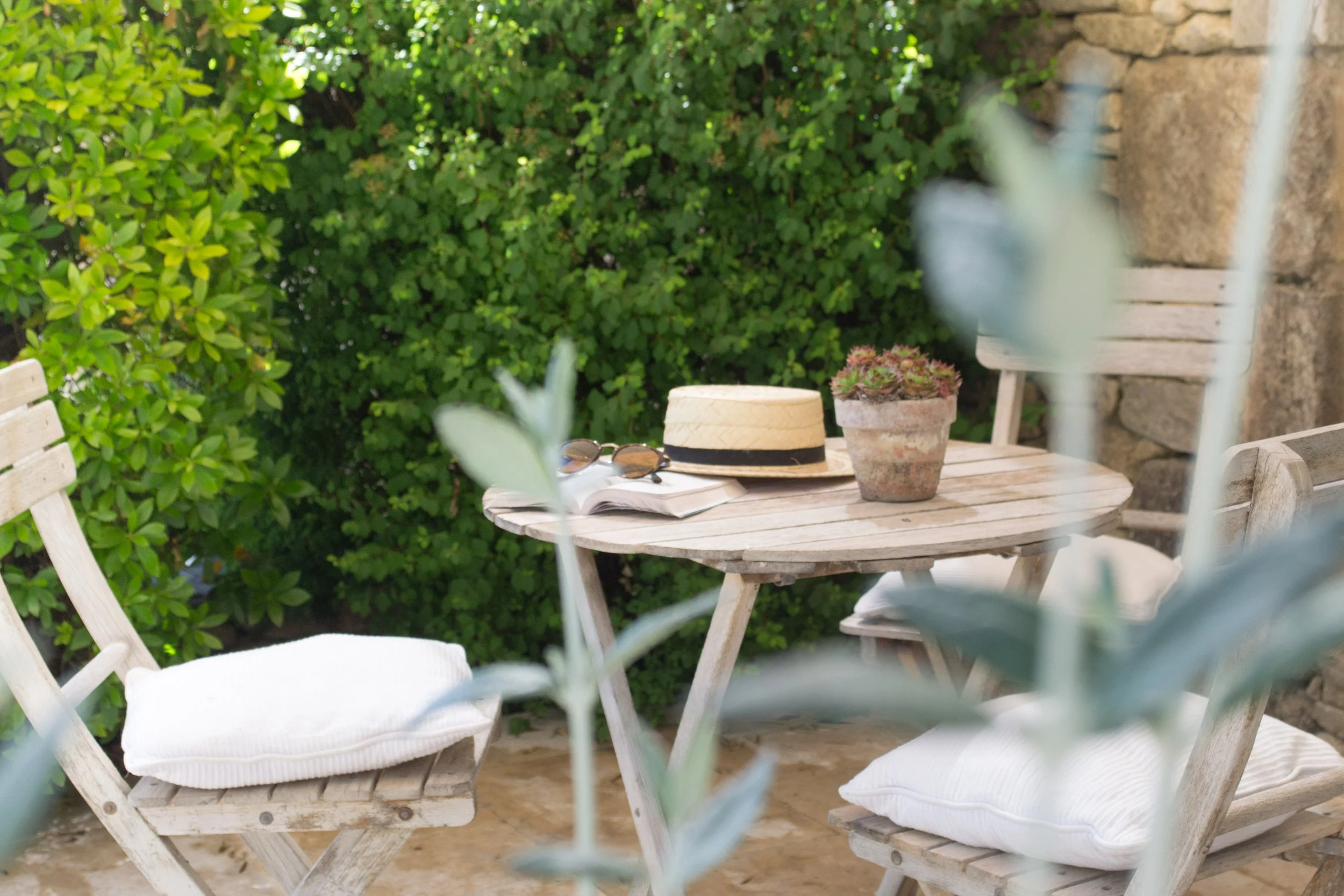 Coin terrasse chambres d'hôtes