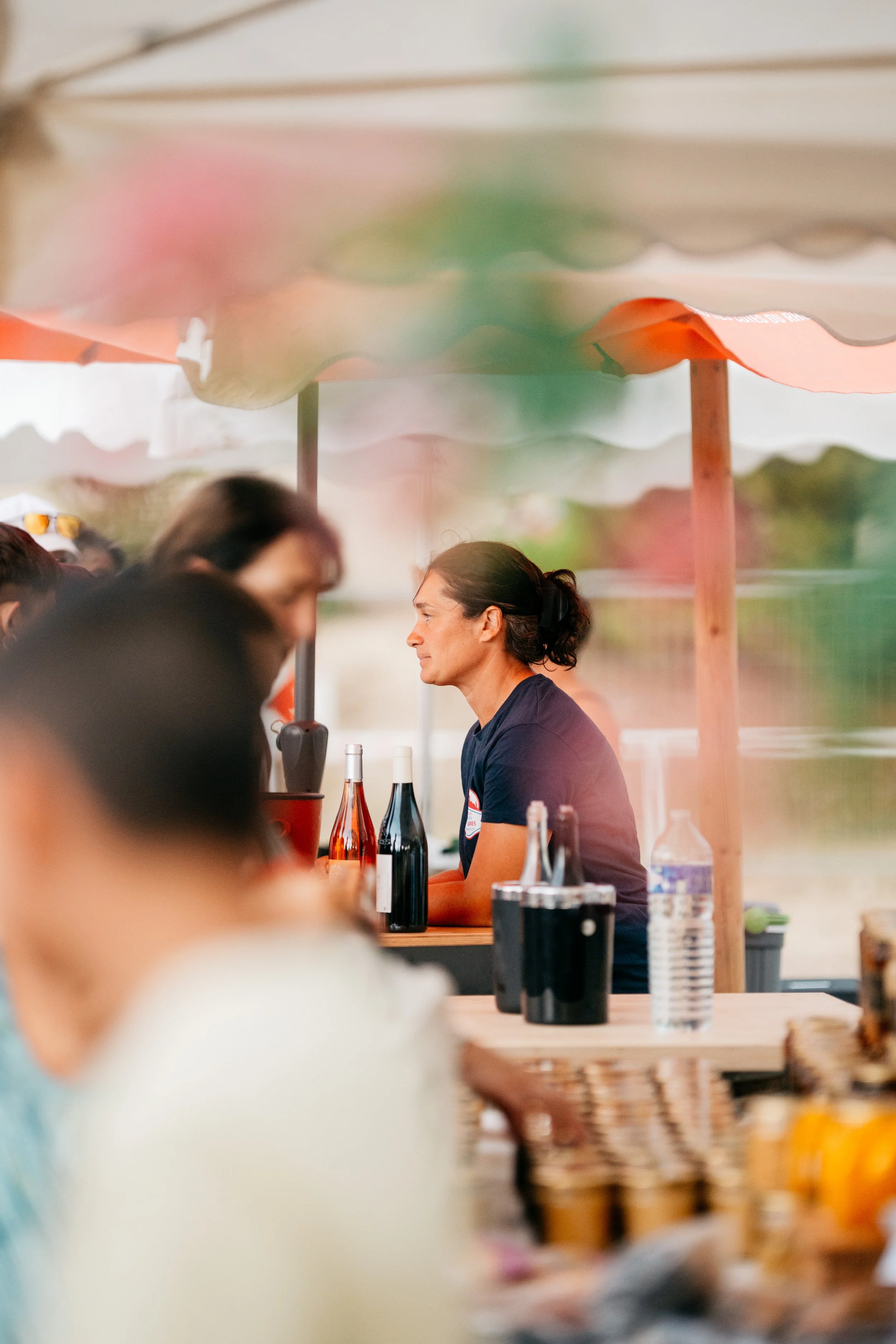 stand d'une vigneronne