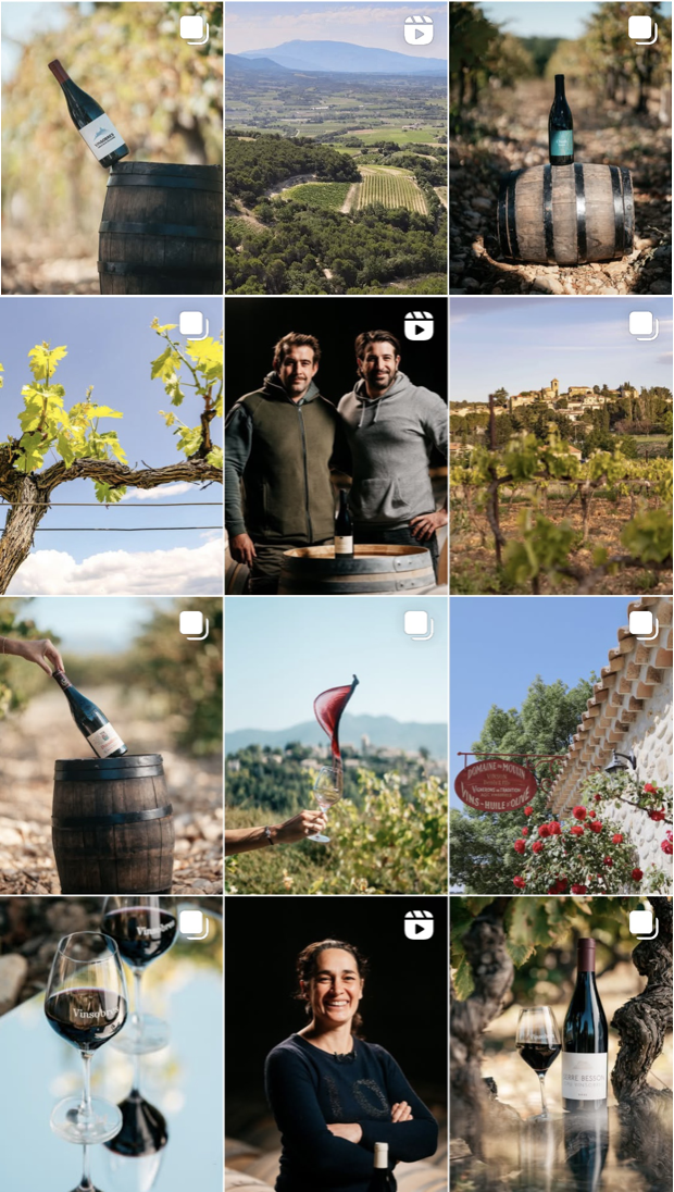 Instagram Vallée du Rhône