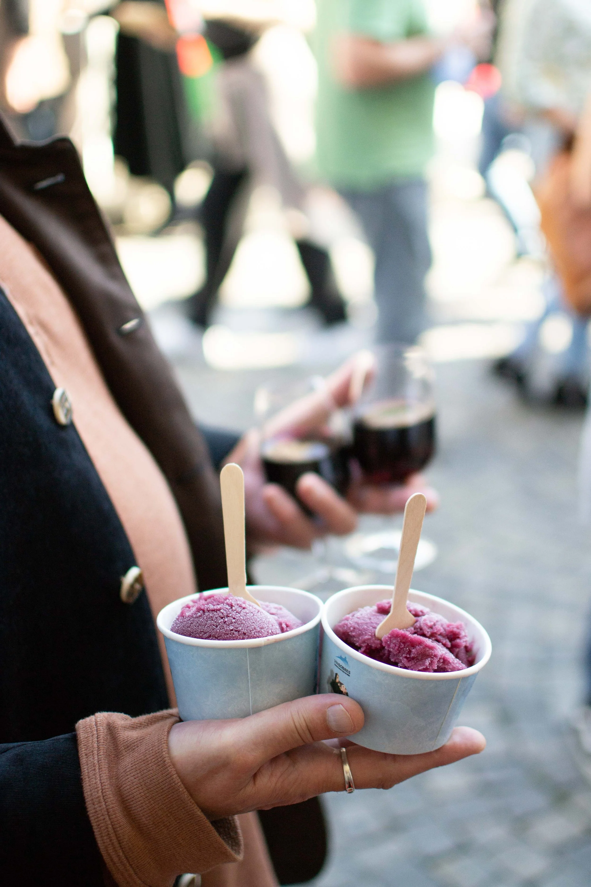 dégustation vin et glace