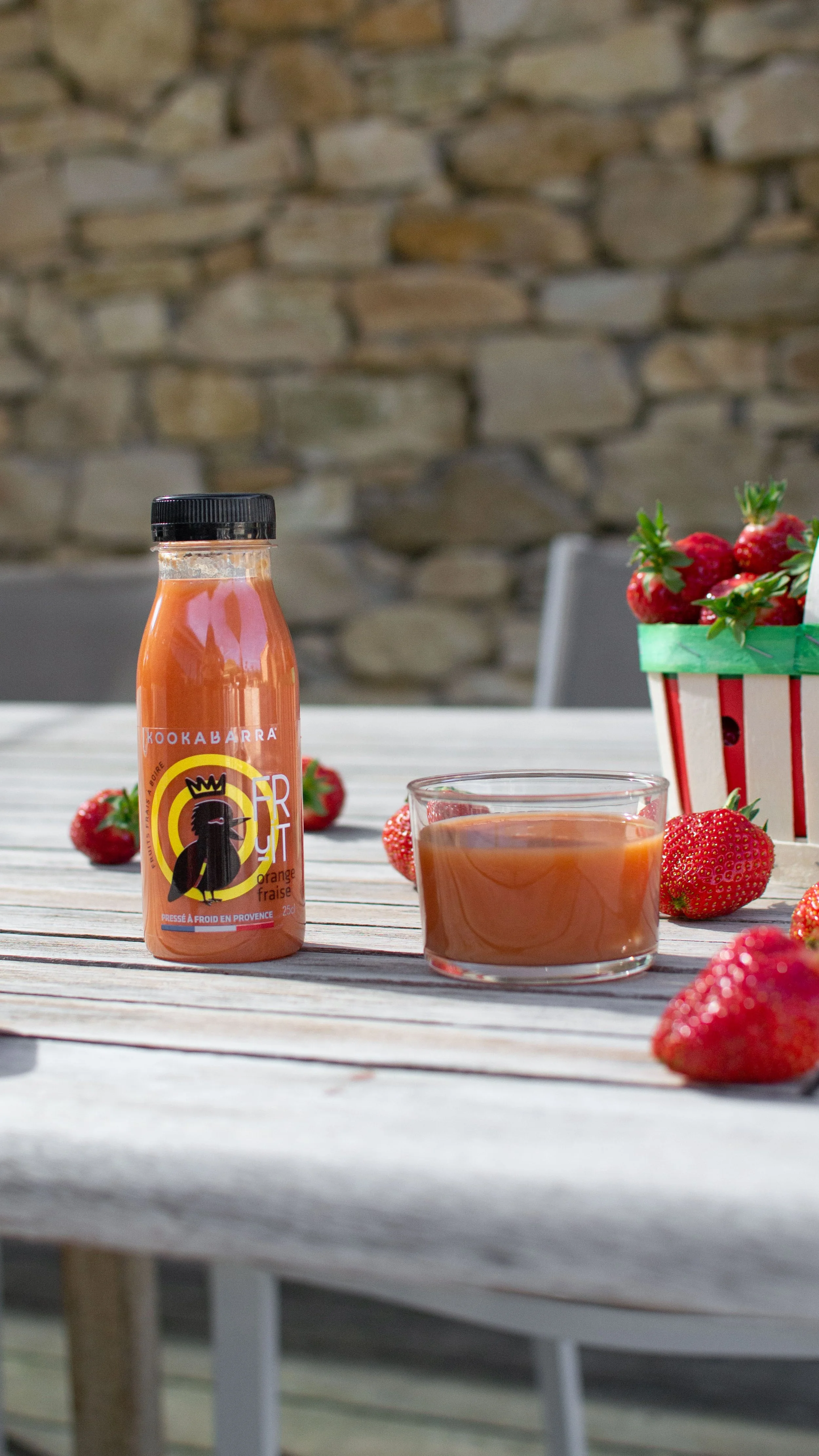 jus de fruits fraise